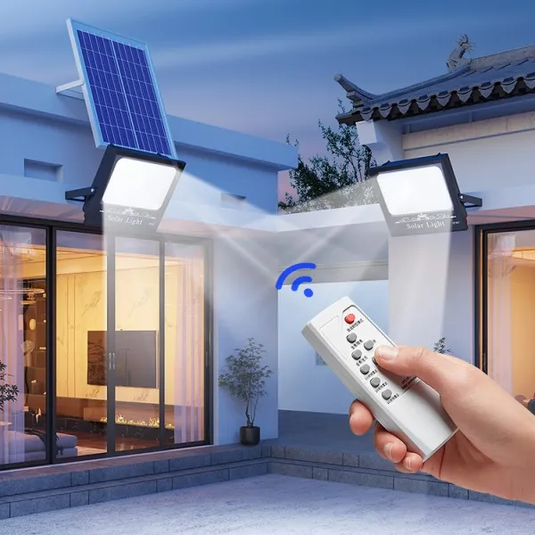 태양광 정원등 Led 태양열 가로등 조명 문주등 전등 잔디 실외 외등 전구 조명등 120w