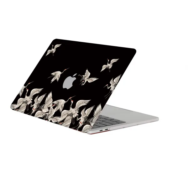 기타노트북액세서리 Macbook사과 컴퓨터 air보호 pro필기노트 케이스 13inch파우치 12inch부속품 학, T03-블랙 크레인