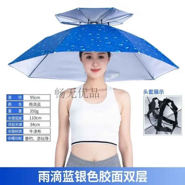 자외선차단 낚시모자 헤드 레인가드 야외 레쉬가드 우산모자 차를 따다 삿갓 4689545940