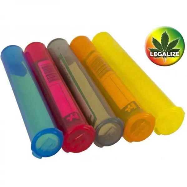야오비즈® 10x 담배 수송 손 친구 공동 핸드 와 클립 뚜껑 - 화려한 - 110mm 포함. 라스타 - 합법화 버튼, 단일상품