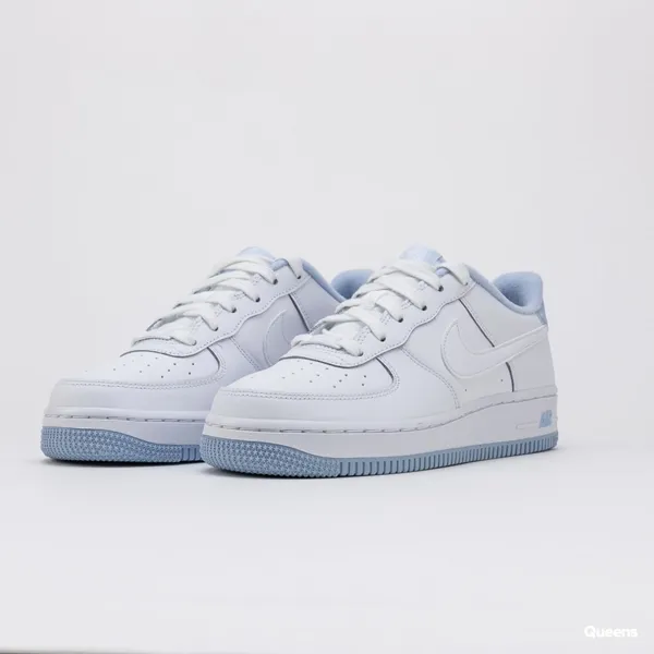 나이키 키즈 GS 에어포스 1 하이드로블루 흰파 공용 로우탑 스니커즈 CD6915-103