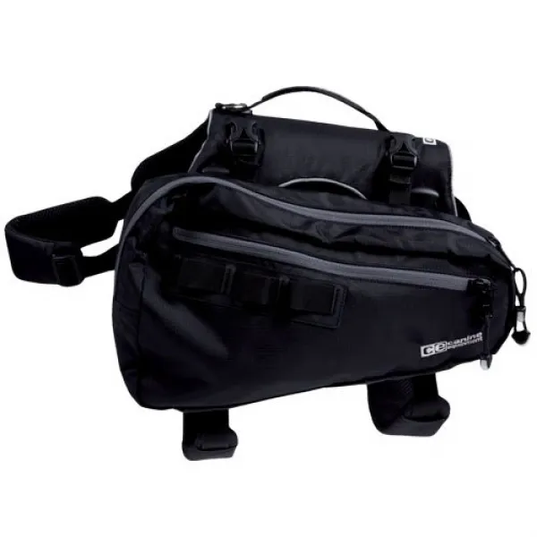 Canine Equipment Ultimate Trail Dog Pack Medium Black 송곳니 장비 얼티미트 트레일 개 팩 미디엄 블랙, 1