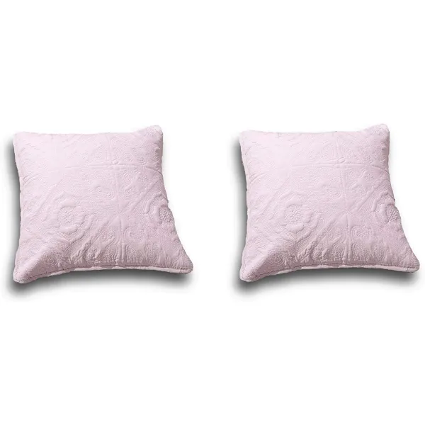 Nmt Dada 침구 우아한 유로 베개 샴 꽃 세속적 인 숲 녹색 퀼트 밝은 활기찬 26 X 26 P071307tvfgjpt0 Cushion Covers Country Rose Pink