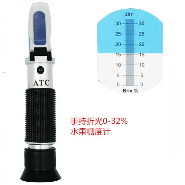 맞 춤 형 과일 당 도 계 0 - 32% 핸드 테스트 당 도 단위 당 도 단위 측정 절연체 1 개 경매 가격