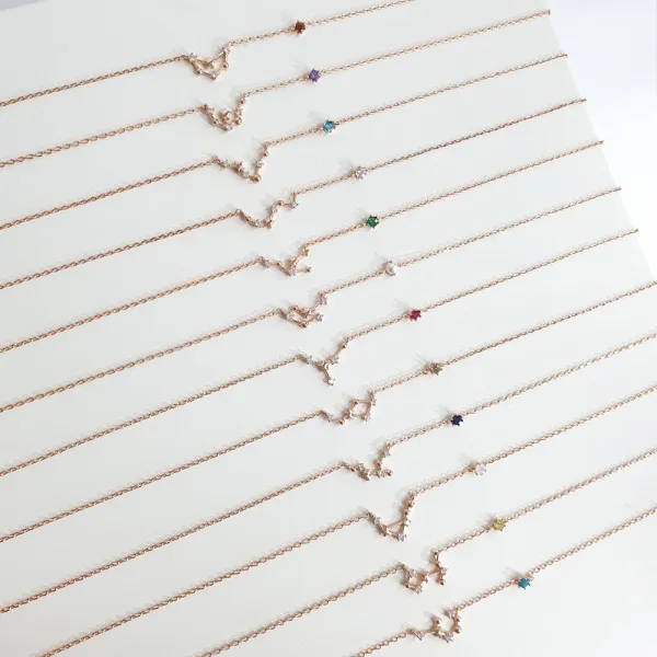  부티크 호시이 특별기획! 행운의 탄생석 별자리 목걸이 팔찌