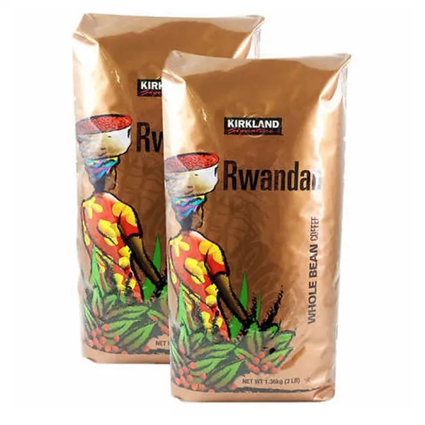 Kirkland 커클랜드 르완다 커피 원두 1.36kg 2팩, 홀빈