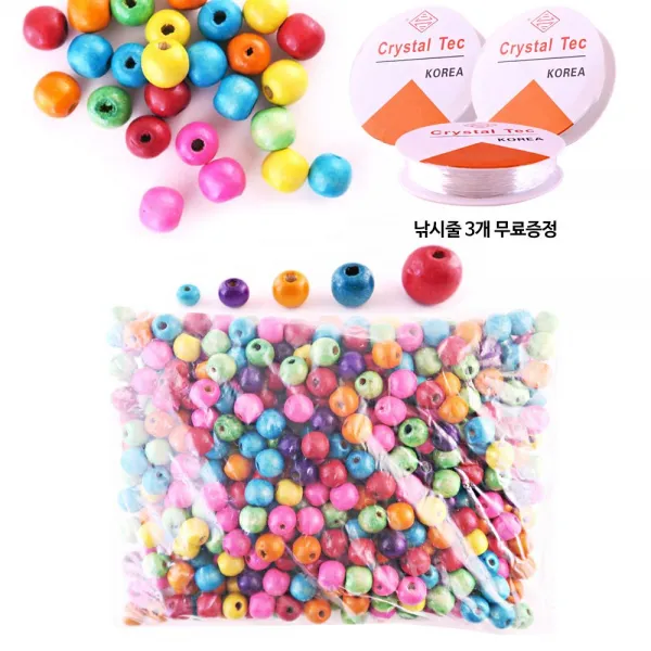 나무Beads 초대형 타잎 나무다마 동그라미 짐승용량 십오미리미터 + 98640욕낯, 이 상품이 마음에 들어요
