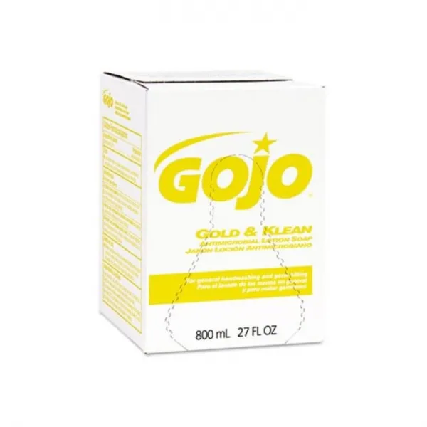 GOJ912712 - GOJO 9127-12 Gold amp; Klean Antimicrobial Lotion Soap Refills 800 mL, One Size, One Color
