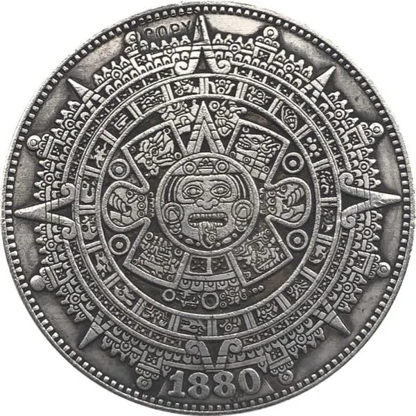 호보 니켈 1880-o 미국 morgan dollar 코인 복사본 유형 139, 한개옵션0