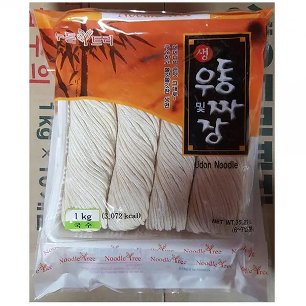 천리마마트 생우동 짜장면 누들트리 1kg X10개 생면 우동면 국수 우동, 1