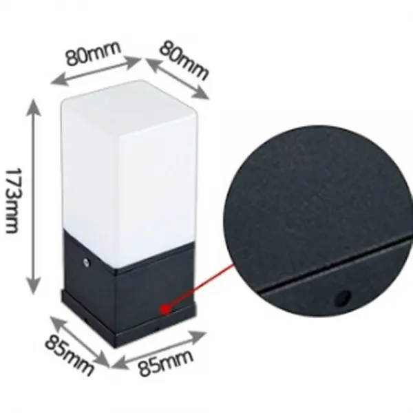 공원 놀이터 야외 조명 인테리어 공사 문주등 80mm 마당꾸미기