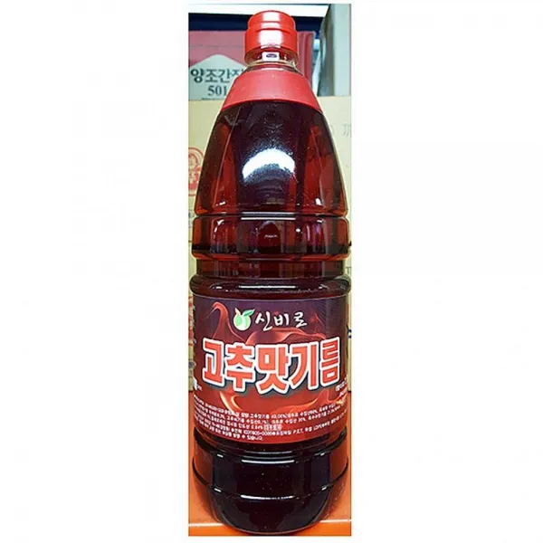 도리파이 고추 맛기름 진성 1.8L 고춧 기름 업소용 식당용 고추씨기름, 1