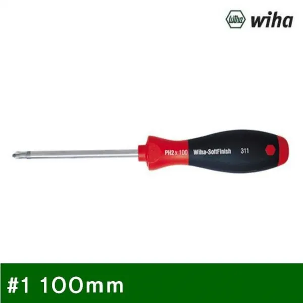 소프트그립드라이버-311(십자) (샵)1 100mm 211mm (1EA) - (드라이버/수공구/임팩드라이버/작업공구/수작)