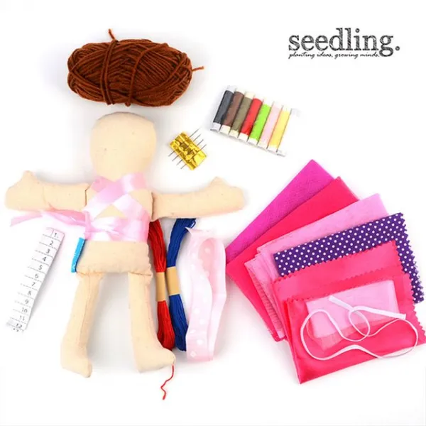 seedling 크래프트 발레리나 인형 창작놀이 만들기 꾸 꾸미기 교구 교육 공작