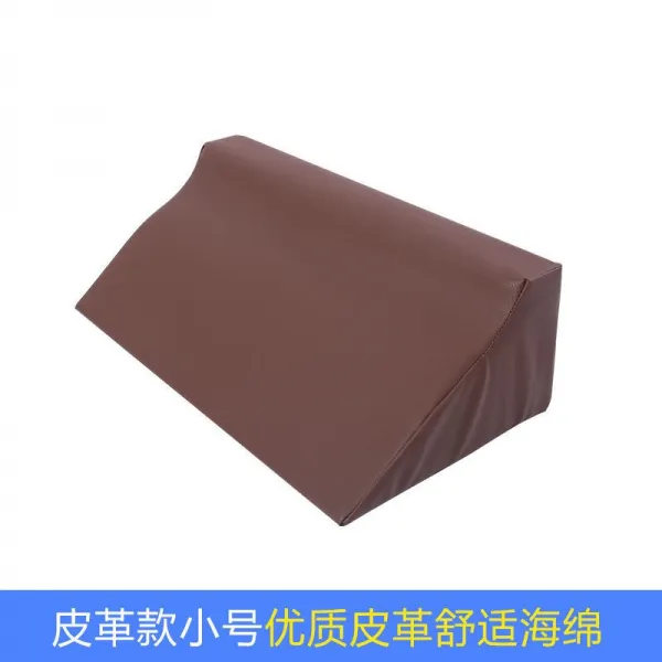 반신 불수함 용품 케어 환자 몸을 뒤척이다 삼각 눕다 침대 쿠션 옆 보디 베개, 본상품, 엠보가죽 50x25x15 하이스판 스