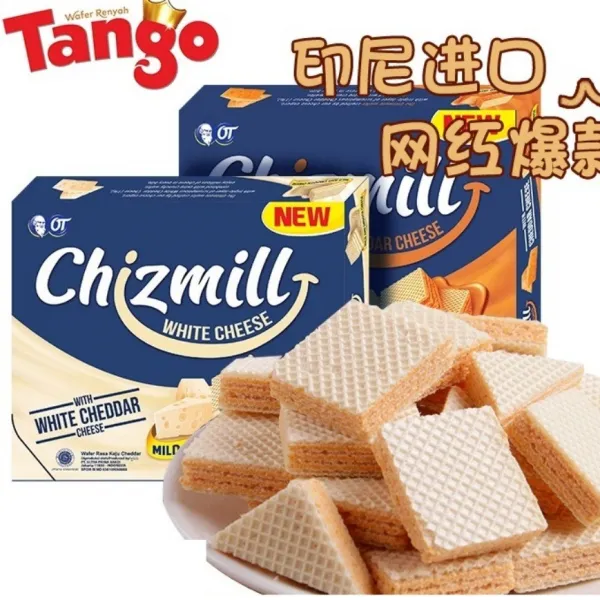 탕고 치즈밀 두가지맛 114g x 8입 인도네시아 인기 과자 tango, 1세트
