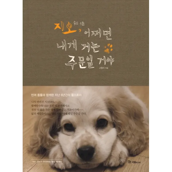 지오 어쩌면 내게 거는 주문일 거야:반려 동물과 함께한 지난 6년간의 풀스토리, 국일미디어