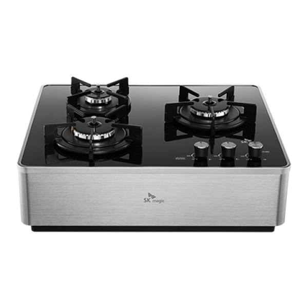 SK매직 빌트인 매립형/스탠드형 블랙펄 3구 가스레인지 GRABA301D, LPG, GRABA301D 스탠드(외함15CM) 설치요청