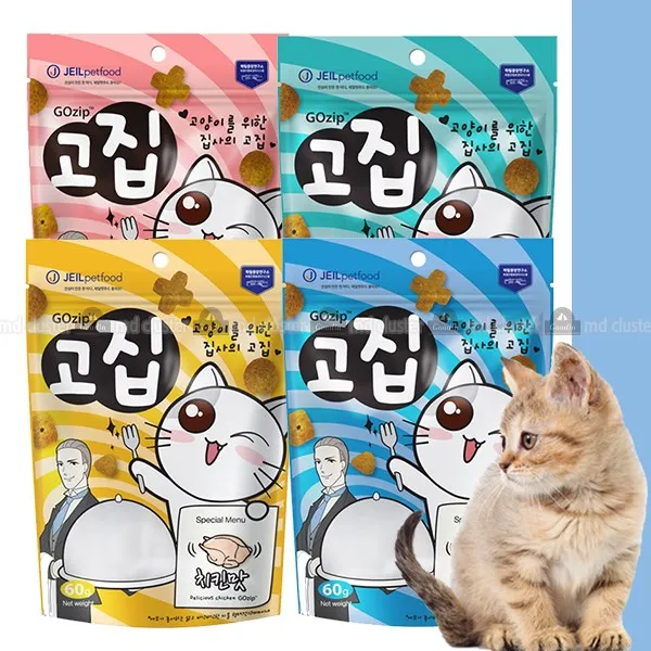 고집_고양이를 위한 집사의 고집 60g 4종 콤보, 단품
