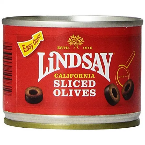 린지 캘리포니아 블랙 슬라이스 올리브 64g / Lindsay California Sliced Black Pearl Olives