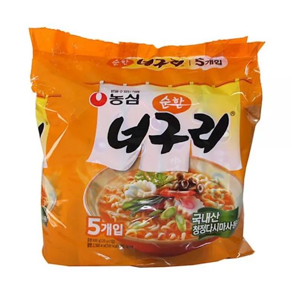 농심 순한너구리 멀티팩 120gx40개입 1박스 냉면 봉지라면 즉석밥 가공식품 1개