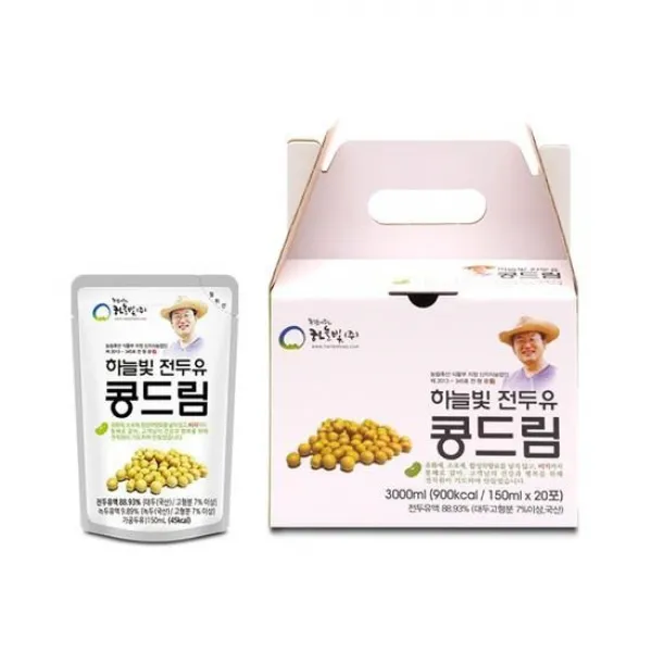 하늘빛 전두유 콩드림 150mlx20포 두유/국내산콩 상세설명 참조