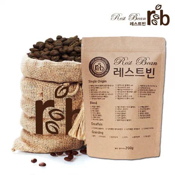 레스트빈 모닝 블렌드 200g, 더치용 분쇄, 1봉