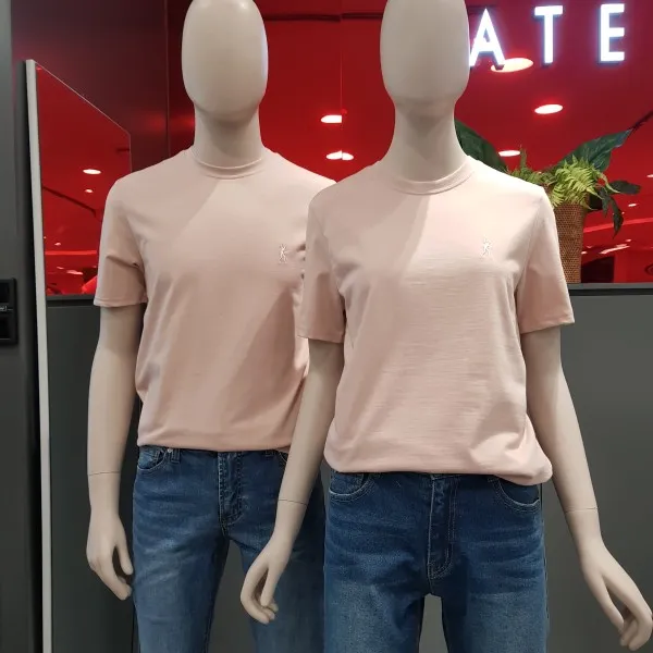 테이트 공용 시그니처 기본반팔 티셔츠/ KAAU4-UKS900(PINK)