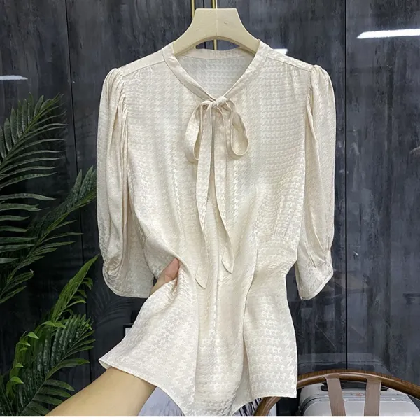 Q화물 하지 마라 망설이다 편안 도착함 폭발함 할 수 없다 셔츠를 부딪치다 리본 여성 91955