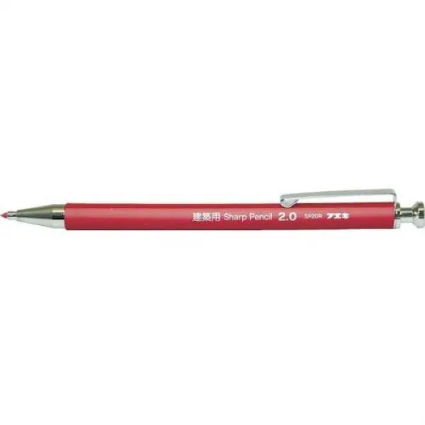 일본직발송 10. 불역호공업(Fueki Nori Kogyo) 불이익 접착 공업 건축용 샤프펜슬 2.0MM 초경 교체심 적색, One Size_One Color, One Size_One Color, 상세 설명 참조0