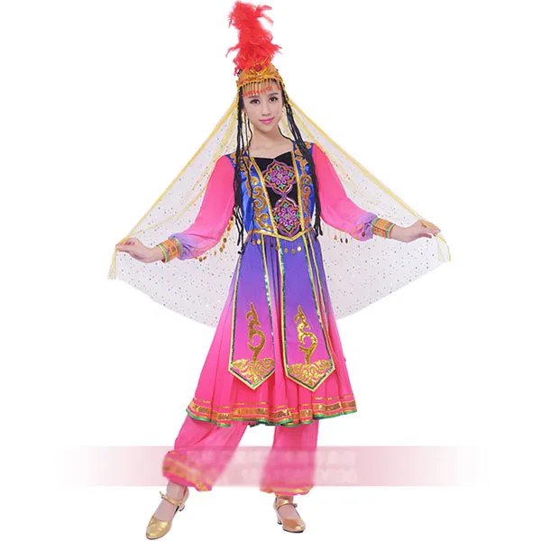 전통의상 신장위구르민족전통춤공연복무대의상