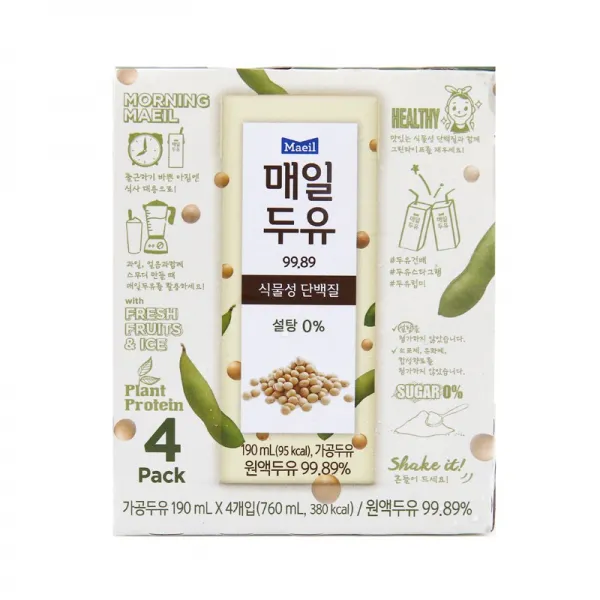 [메가마트] 매일 두유 99.89 190ml*4, 1개