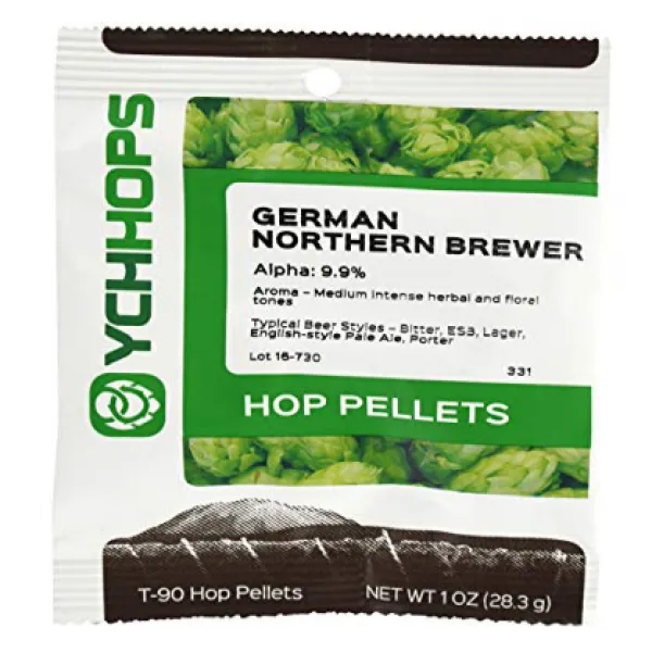 Northern Brewer Hops - 1 oz Pellets 북부 맥주 홉-28.3g 펠렛