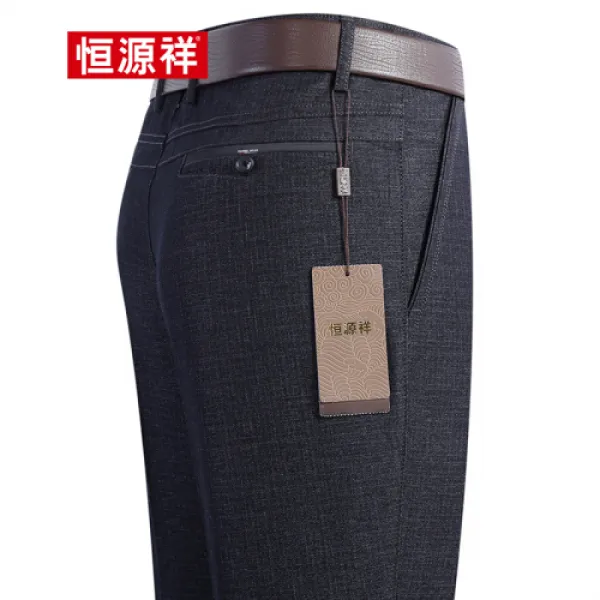 헝위안 상중년 캐주얼 팬츠남관송서바지2019추동신상복직통바지슬랙스[정규금액]33[2척6](6948)
