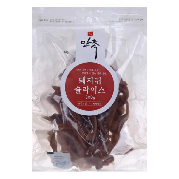 만족 돼지귀슬라이스 300g, 1
