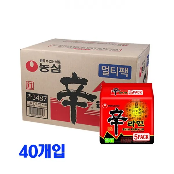 농심 신라면1박스(40개입) 무료배송, 1box