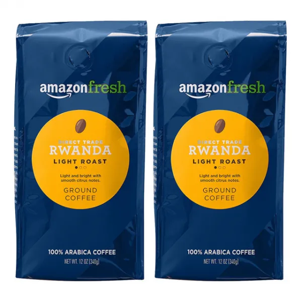 AmazonFresh Direct Trade Rwanda Coffee Light Roast Ground 아마존프레쉬 르완다 커피 라이트