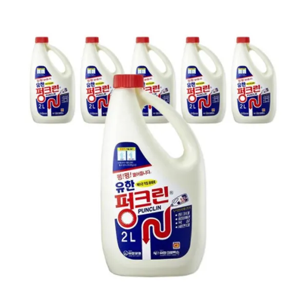 유한양행 펑크린 배수구 세정제, 2L, 10개