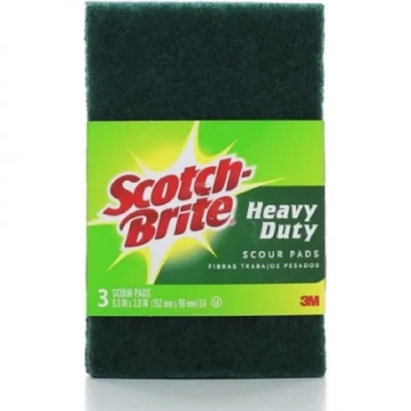Scotch-Brite 스카치 브라이트 헤비 듀티 샅 샅히 뒤져 패드 3 각 4 팩, 상세페이지참조
