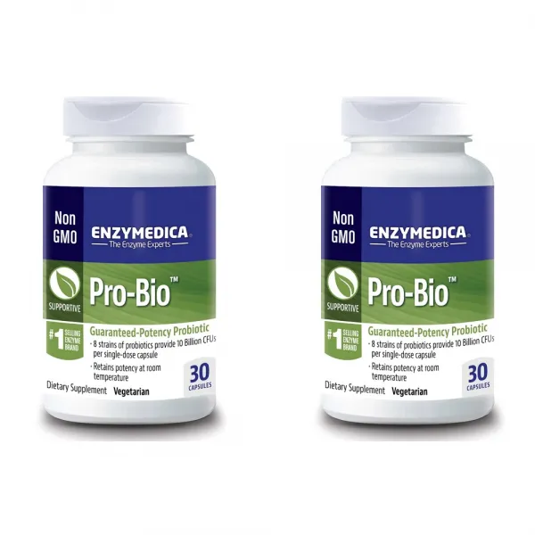Enzymedica 프로 바이오 효능 담보 프로바이오틱 30정 2개, 30개입