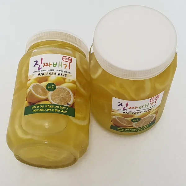 [진짜배기]레몬청 1kg [진짜배기]레몬차(청) 1kg, 1개