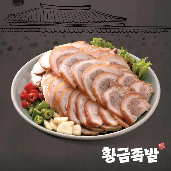인투인푸드 황칠나무로 담금질한 숙성 발효 뼈없는 족발, 1팩