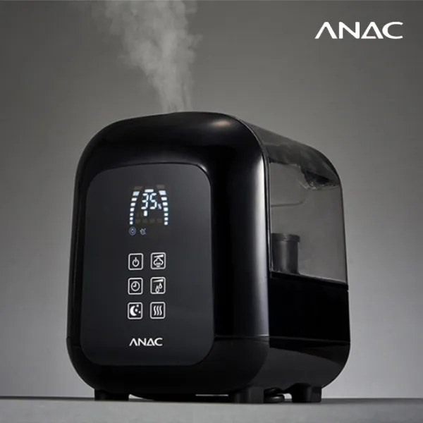 아낙 복합식 대용량 가습기 4.5L 조용한 간편세척 타이머 ANH-8HA BK R, ANH-8HA/BK
