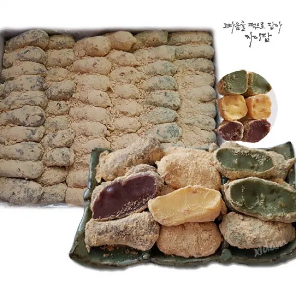 [자이담] 못난이떡 1.8kg(30gx60입) x 2박스, 1box