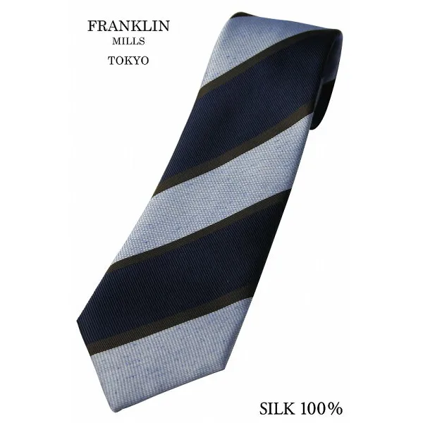 2020 년 봄 여름 신작 (franklin mils) 플 라 운 드 린 mills 넥타이 100% 스 트 라 이 프 멜라닌 색소 & 레 드 라 일본 제조 | 브랜드 패션 선물 남자 셔츠 y 셔츠 선물 로 고 급 스 럽 고 멋있다