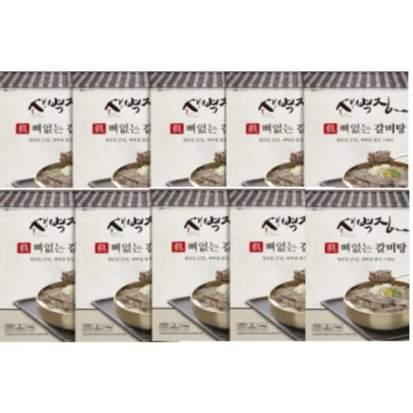 새벽집 뼈없는 갈비탕 10팩 누구나아는 맛집 새벽집 정성가득 만들어낸 따뜻한 국물 맛있는 갈비탕, 단품