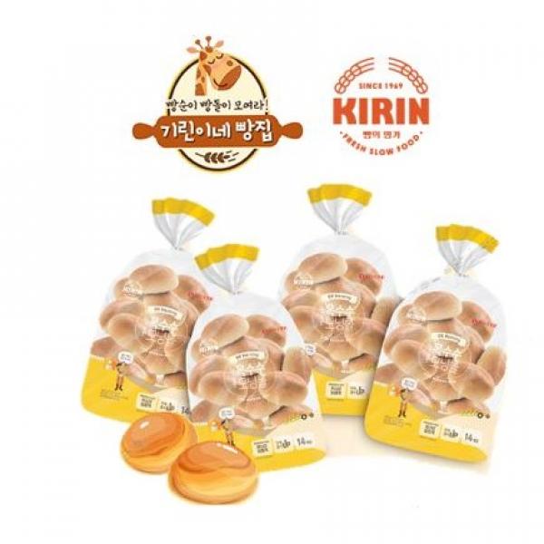 [본사직송] 기린이네 빵집옥수수 모닝롤 360g, 360G X 4봉