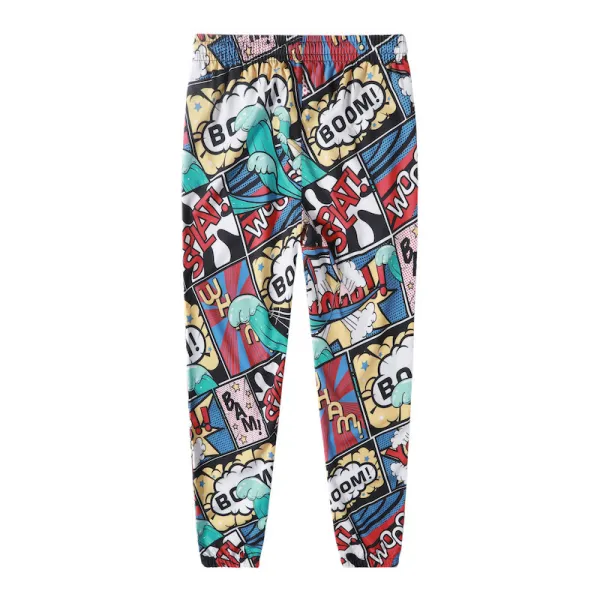 속건 와이드 비치 팬츠 남 타이 해변 휴양 커플 온천 바지 트렌드