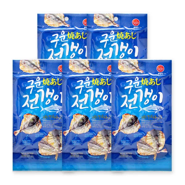 썬푸드 썬푸드) 구운전갱이[25gx5개] 감칠맛과 고소한 맛!, 5개, 25g