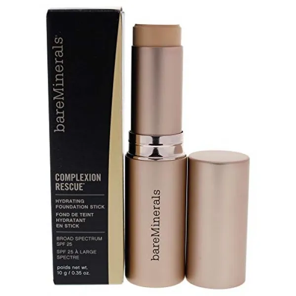 bareMinerals 벌거 벗은 Escentuals 안색 구조 수화 기초 지팡이 Spf 25-1.5 박달 나무 0.35 Oz, 단일상품, 단일상품
